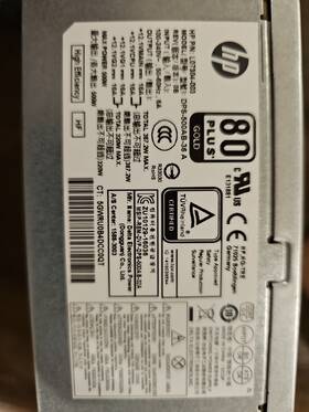 Hp Dps50oab36 500w Power Supply L07304-003 Dps-50oab-36 A 80 Gold - Tested And Working