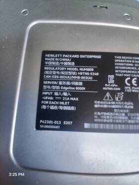 Hp Hstns-5240 Hewlett Packard Enterprise Model #hstns -5240 Server Edgeline 8000t