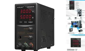 Hy3005b Hyelec Dc Power Supply Variable 30v 5a Adjustable Switching Regulated