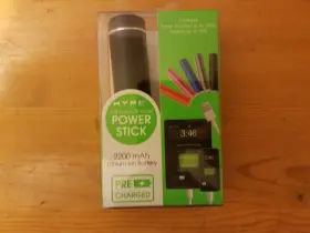 Hy-10995 Hype Usb Mobile And Tablet Charger Power Stick 2200 Mah