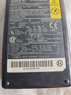 Ibm Aa20210 16v Dc 3.36a Ac Adapter With Barrel Connector