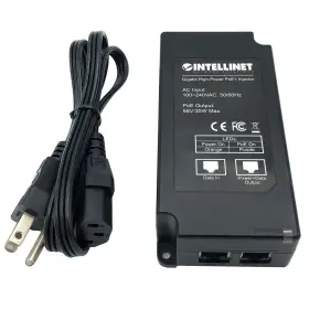 802.3af Intellinet Genuine Gigabit High-power Poe Injector 30w 56v - Model 561037 Oem