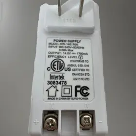 Sw-140170a Intertek Original Sw-140170 Class 2 Power Supply 14v 1700ma Adapter Wall Unit