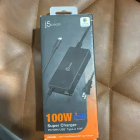 Jup2290 J5create 100w Pd Usb-c Super Charger
