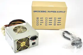 Top-420pii Jinco Computers Atx 20 4-pin Sata Molex Switching Power Supply 420w - 115/240v