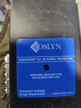 1455-49-r Joslyn Surgitron Iii Ac Surge Protector Model# 1455 49 R Serial# 3207