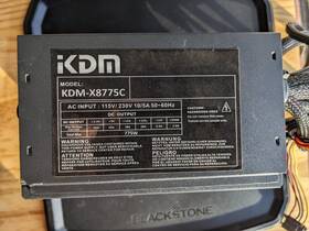 Kdm Kdm-x8775c 775w Atx Power Supply Black 115v/230v Multiple Connectors