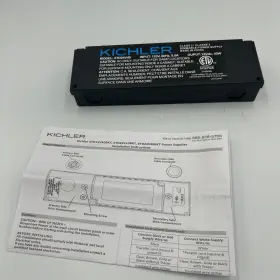 6td24v40bk Kichler Dimmable Led Power Supply 120v Input 24v 40w Open Box