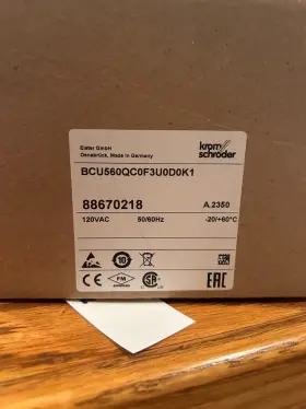 Bcu560qc0f3u0d0k1 Krom Schroder Kromschroder Burner 88670218