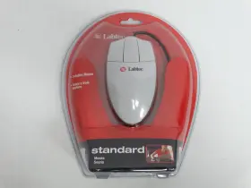911528 Labtec 097855017895 Vintage 2003 3-button Mouse Ps/2 Or Serial - New Sealed