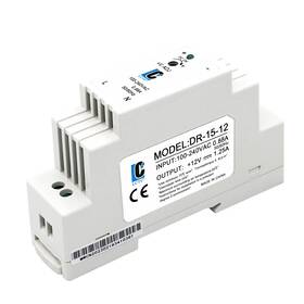 Lclctc T3-we66-g2s0 Dc 12v 1a Din Rail Power Supply 120 Vac 12 Vdc Slim 15w 1.25a Max Thin Input