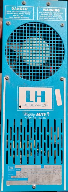 Mm24-13y3y2y Lh Research Mm2413y3y2y Mighty Mite 750 Watt Power Supply. Model Mm24-13y3y2y/115