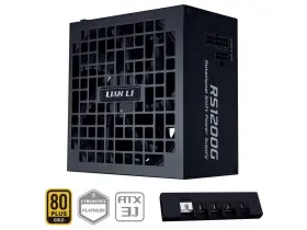 Rs1200g.bh Lian Li Rs 1200w Rotational Shift Fully Modular Atx Power Supply W/ Usb Fan Hub