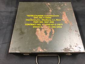 Liquidonics 1507-200 Tester Cylinder Compression P/n Metal Box Adapters See