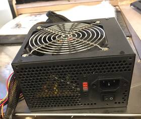 Logisys Ps550e12bk 550w Atx 20/4-pin Black Dual Fan Switching Power Supply