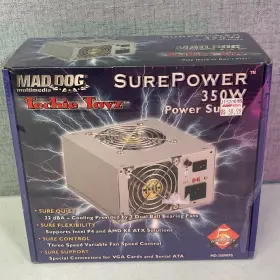 Mc-350wps Maddog Mc350wps Mad Dog Surepower 350w Power Supply New Sealed