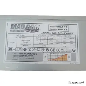 Md-450wps Maddog Md450wps Mad Dog Psu Amd K8 Intel P4