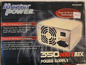 333067 Master Power 350 Watt Atx Supply Sku