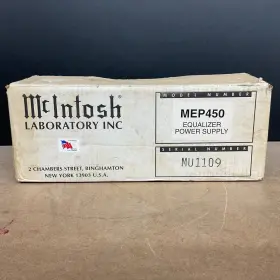 Mep450 Mcintosh Laboratory Inc. Equalizer Power Supply Model - Open Box