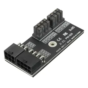 Mea231114ee000020 Meccanixity Atx 8 8pin Female To 6 Male 180 Angled Power Adapter 3080 3090 Gpu