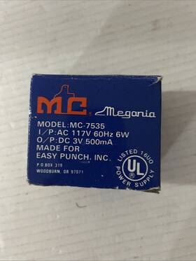 Megania Mc7535 Power Supply Model # Mc-7535