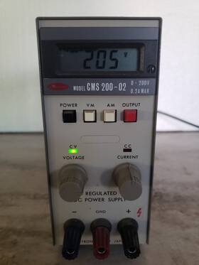 Metrinix Cms-200-02 Metronix 0-200v 0-200ma Power Supply G/f Audio Tube Preamp/amplifier