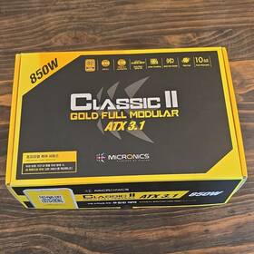 Micronics Hp10850gd-e12f Classic Ii Gold Atx 3.1 850w Full Modular Psu Pcie 5.1 Black