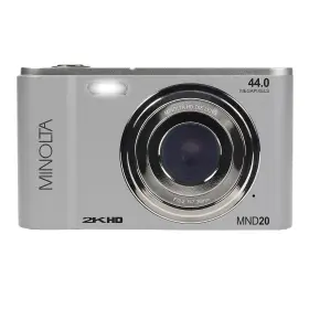 Elbmnd20s Minolta 44 Mp Digital 2.7k Quad Hd Camera 16x Zoom Silver Mnd20-s