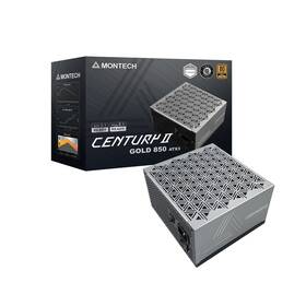 Montech 17-959-008 Century Ii - 850w High-end Atx Gaming Power Supply 80 Plus Gold And C
