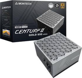 Montech 445046173180 Century Ii 850w High-end Atx Gaming Power Supply 80 Plus Gold