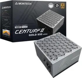 Montech 445046173180 Century Ii 850w High-end Atx Gaming Power Supply 80 Plus Gold