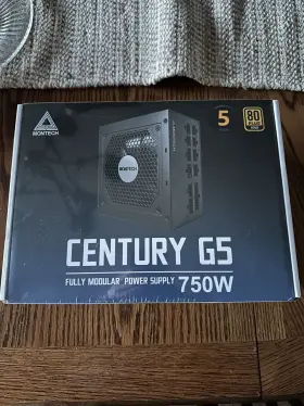 Montech 744110458336 Century G5 750 Watt Atx 3.0 And Pcie Gen 5 Compliant 80 Plus Gold Psu