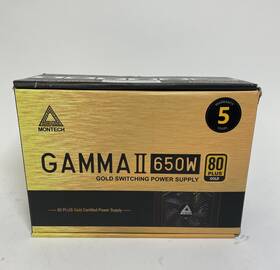 Montech Cw20001010005 Gamma Ii 650w Power Supply With Cables