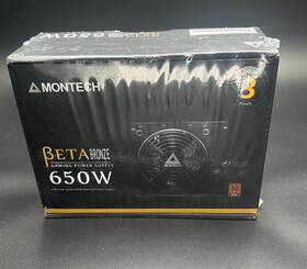 Montech Gpm650s-ba Beta Series 650w 80 Bronze Certified Power Supply Sealed