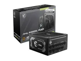 A1000gl Msi 824142339763 - Mag Pcie 5 80 Gold Fully Modular Gaming Psu 12v-2 6 Cable Atx