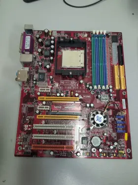 Ms-4057 Msi Ms-7185 K8n Sli Motherboard V.1.0 With Tested. Read Description