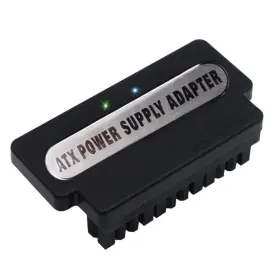 Mustpoint 745860069544 New Version Atx 24pin Female To Male 90 Degree Power Adapter With