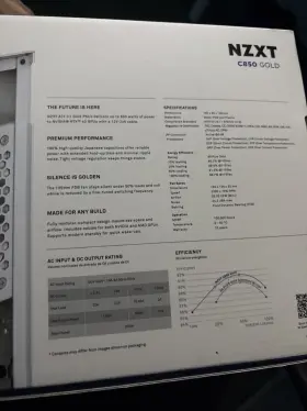 Pa-8g2bw-us Nzxt 287056 Ps 850w Atx3.1 80plus Gold Fully Modular White Ratail
