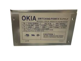 Okia-450atx Okia 450w Atx Power Supply 115/230v Switching Psu
