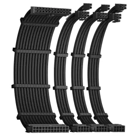 Okinos 897121940751 16awg Psu Cable Extension Soft Braided Pc 1x24pin Atx / 1x8