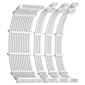 Okinos 897121940973 16awg Psu Cable Extension Soft Braided Pc 1x24pin Atx / 1x8