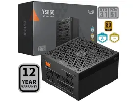 P5-ys850-g1ffbk1-us Pccooler Cps Ys850 Fully Modular Power Supply 80 Plus Gold 850w Psu 12v-2x6