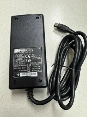 Psa65u-301 Phihong - Switching Power Supply 8 Pin Round Conn. With Cord
