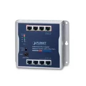 Wgs-814hp Planet Networking & Communication 847690008745 Industrial 8-port 10/100/1000t Wall-mounted Gigabit Switch With 4-p