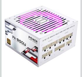 Poinwer 445007897896 850w Psu Fully Modular 850 Watt Power Supply 80 Plus Gold Silent Rgb Fan 10