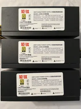 2350k Power 2350w Atx 90 Plus Gold Supply - Mining Rigs Bitcoin Eth. 220v