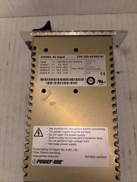 Power-one Zt6303 Power-one Cpa250-4530s181 250w Converter