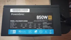 Psx850gfm Power Spec 850 Watt 80 Plus Gold Atx 3.1 Fully Modular Supply
