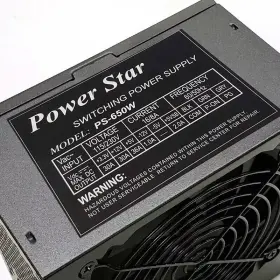 Psps650bf Power Star New-power-star 650w Atx Supply 12-cm Fan 20 4pin Sata 2x-4 2x-6 2pin