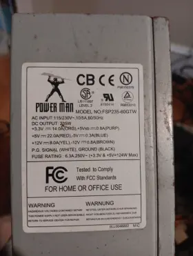 Fsp235-60gtw Powerman Fsp23560gtw Power Man 235w Supply Tested